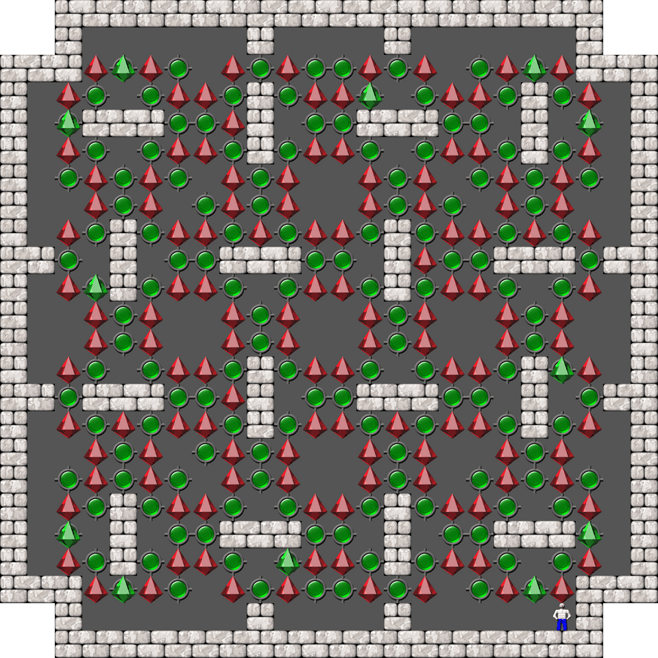 Sokoban Sasquatch 05 Arranged level 54